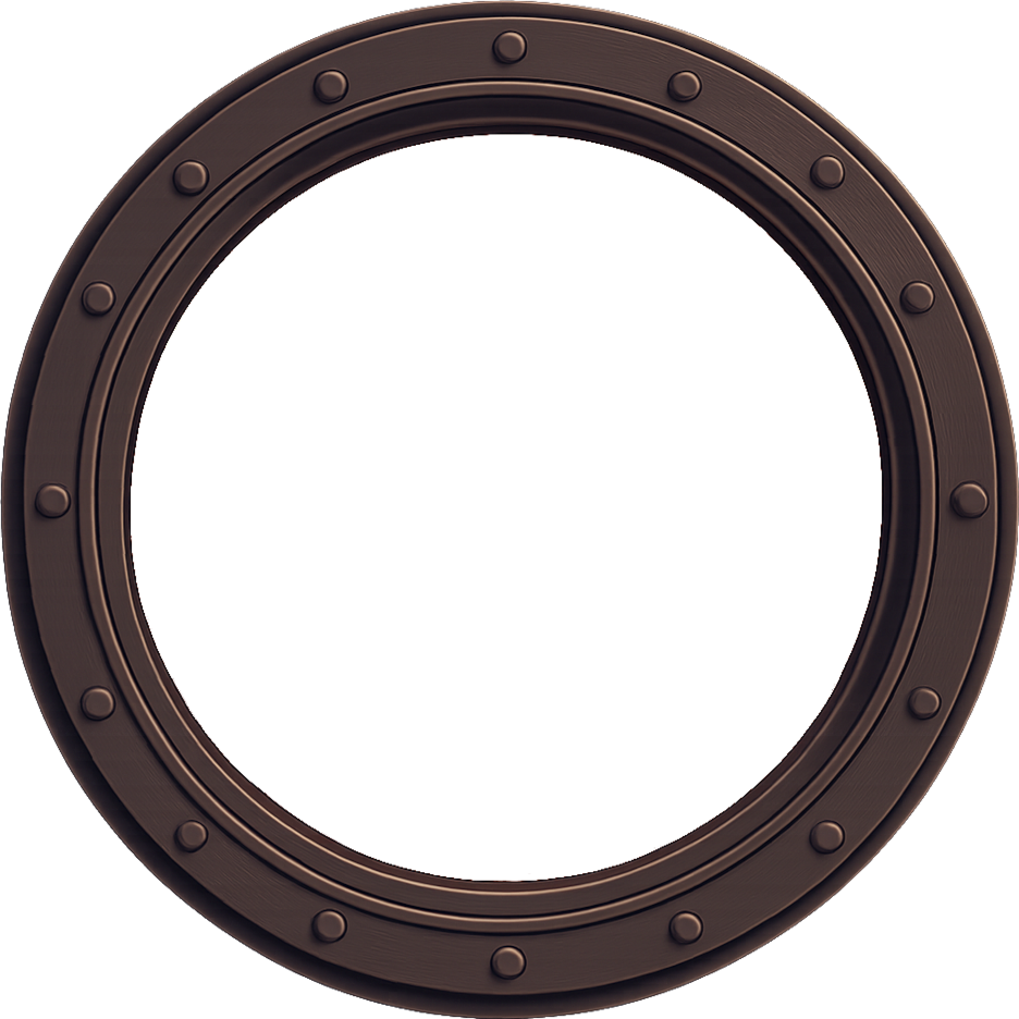 Porthole photo border